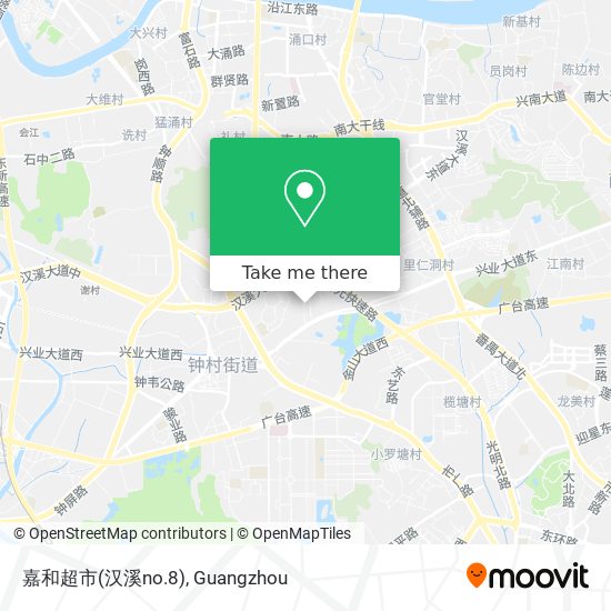 嘉和超市(汉溪no.8) map