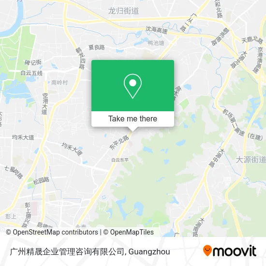 广州精晟企业管理咨询有限公司 map