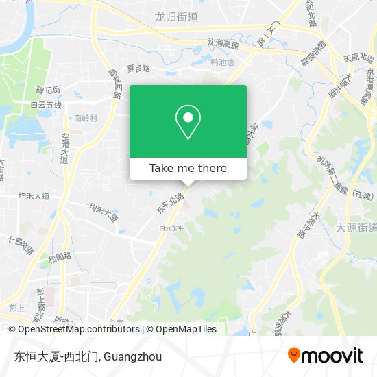 东恒大厦-西北门 map