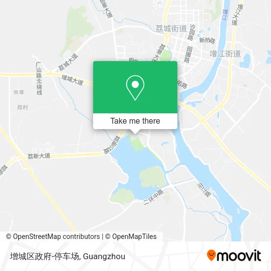 增城区政府-停车场 map