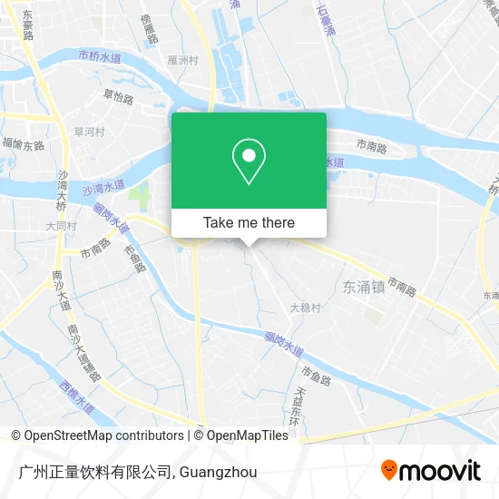 广州正量饮料有限公司 map