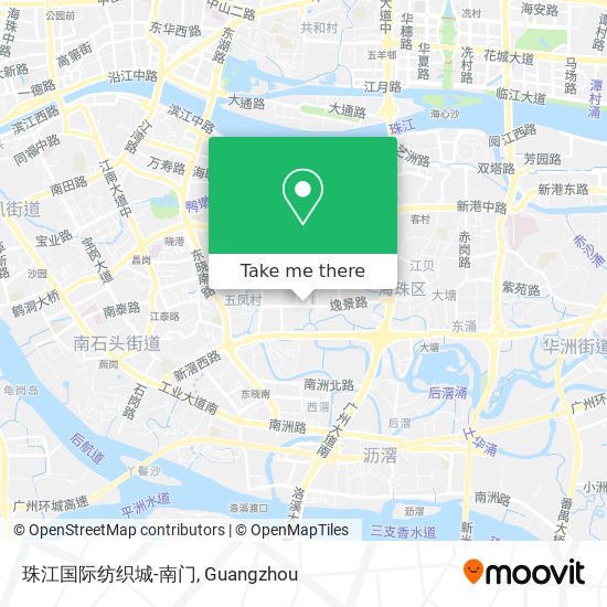 珠江国际纺织城-南门 map