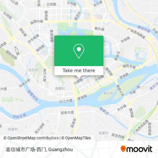 嘉信城市广场-西门 map