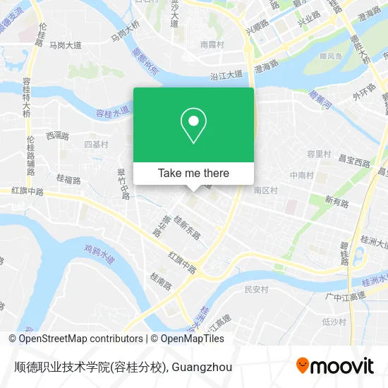 顺德职业技术学院(容桂分校) map