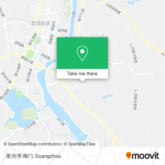 星河湾-南门 map