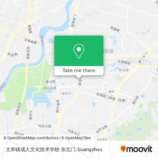 太和镇成人文化技术学校-东北门 map