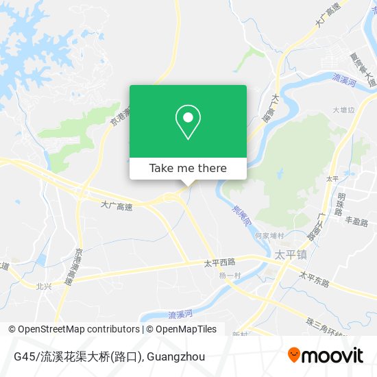 G45/流溪花渠大桥(路口) map
