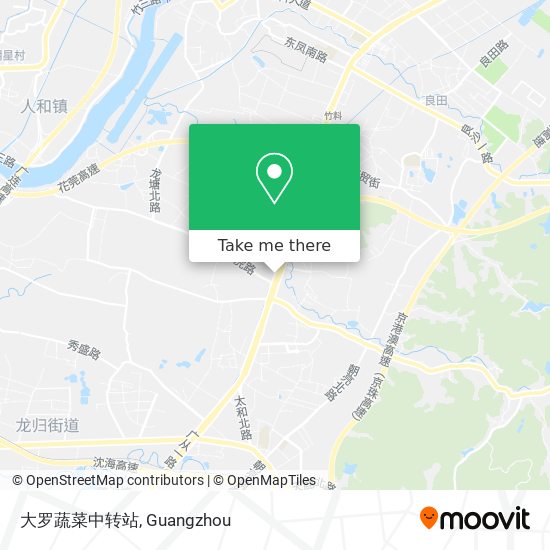 大罗蔬菜中转站 map