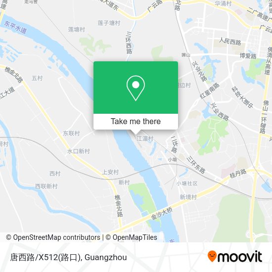 唐西路/X512(路口) map