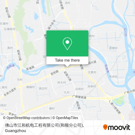佛山市江和机电工程有限公司(和顺分公司) map