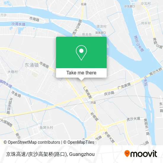 京珠高速/庆沙高架桥(路口) map
