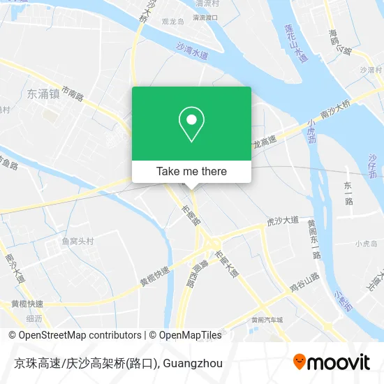京珠高速/庆沙高架桥(路口) map