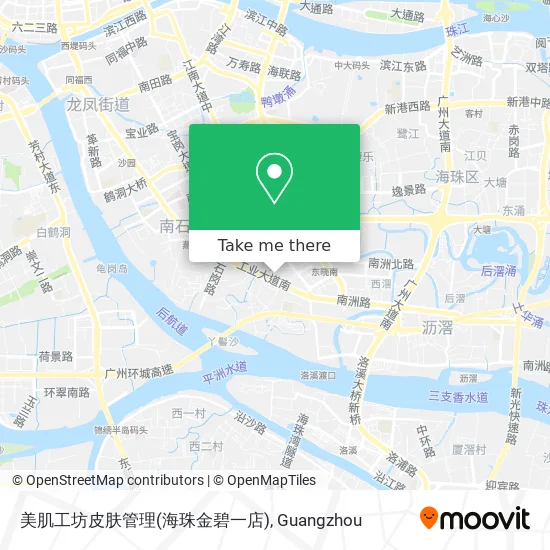 美肌工坊皮肤管理(海珠金碧一店) map