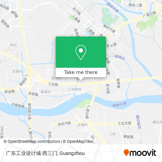 广东工业设计城-西三门 map