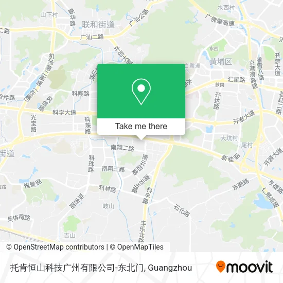 托肯恒山科技广州有限公司-东北门 map