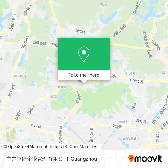 广东中经企业管理有限公司 map