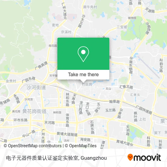 电子元器件质量认证鉴定实验室 map