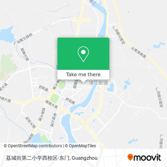 荔城街第二小学西校区-东门 map