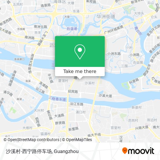 沙溪村-西宁路停车场 map