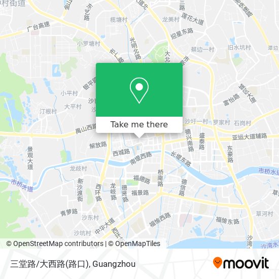 三堂路/大西路(路口) map