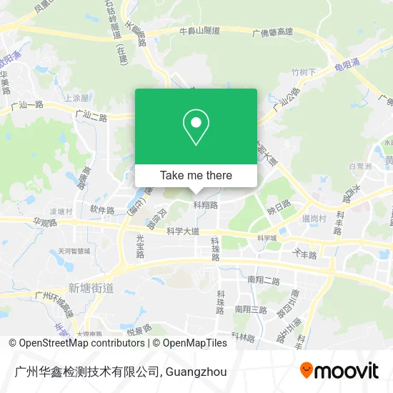 广州华鑫检测技术有限公司 map