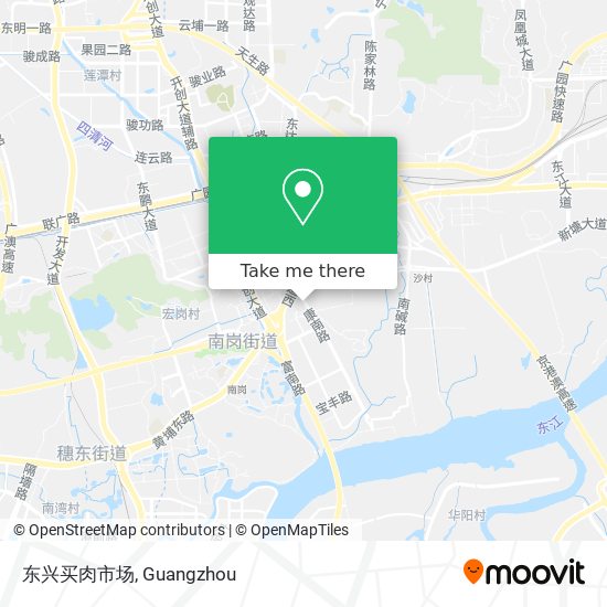 东兴买肉市场 map