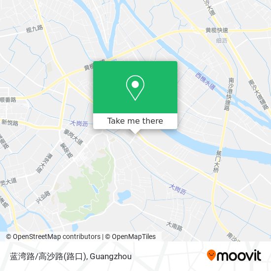 蓝湾路/高沙路(路口) map