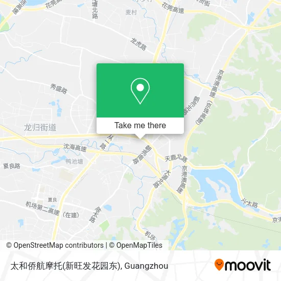 太和侨航摩托(新旺发花园东) map