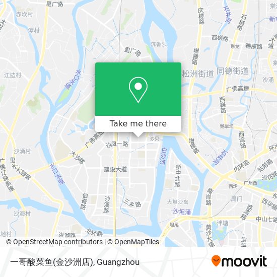一哥酸菜鱼(金沙洲店) map