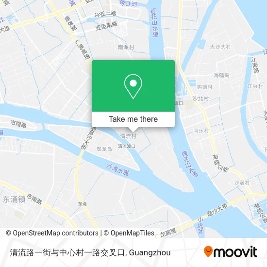 清流路一街与中心村一路交叉口 map