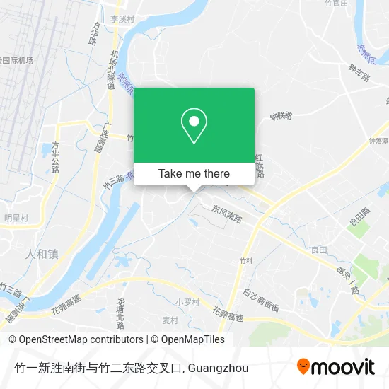竹一新胜南街与竹二东路交叉口 map