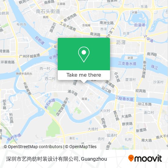 深圳市艺尚纺时装设计有限公司 map