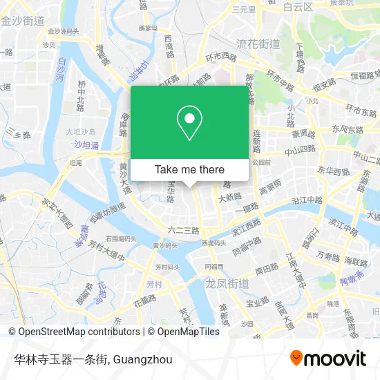 华林寺玉器一条街 map