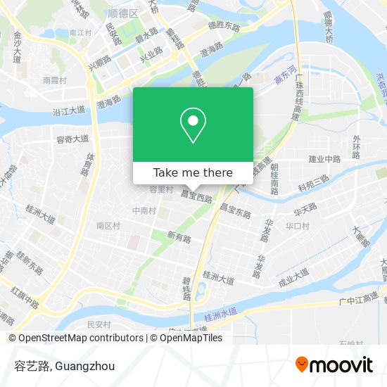 容艺路 map