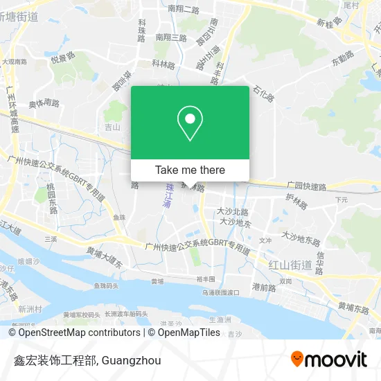 鑫宏装饰工程部 map