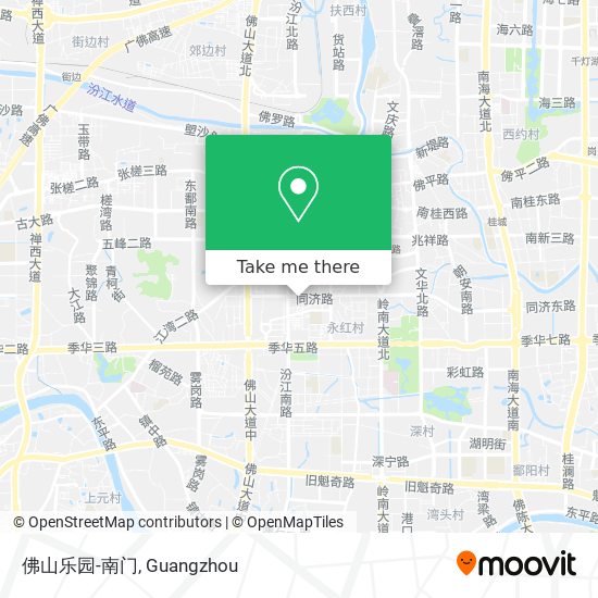 佛山乐园-南门 map