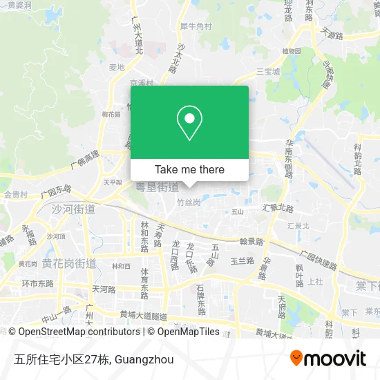 五所住宅小区27栋 map