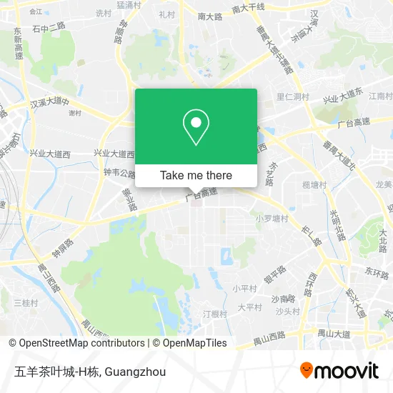 五羊茶叶城-H栋 map