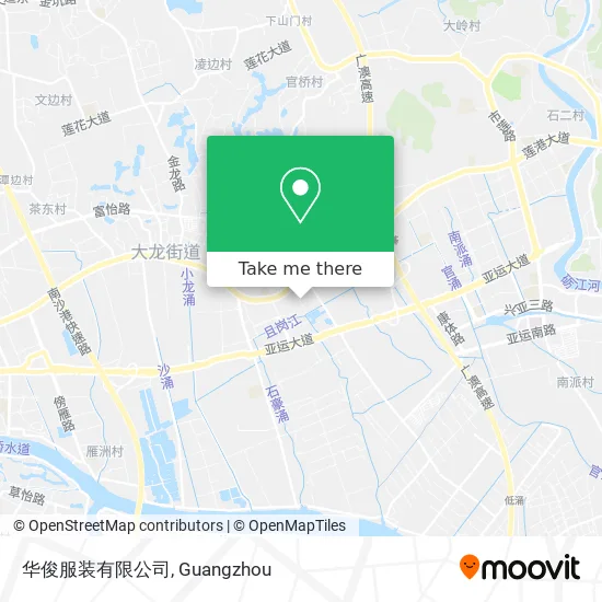 华俊服装有限公司 map