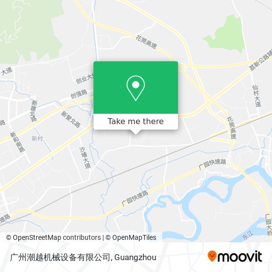 广州潮越机械设备有限公司 map