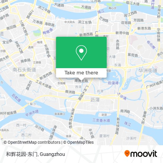 和辉花园-东门 map
