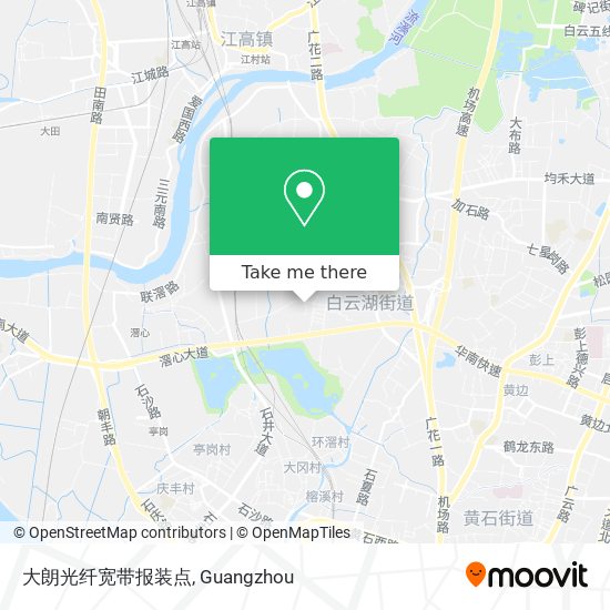 大朗光纤宽带报装点 map