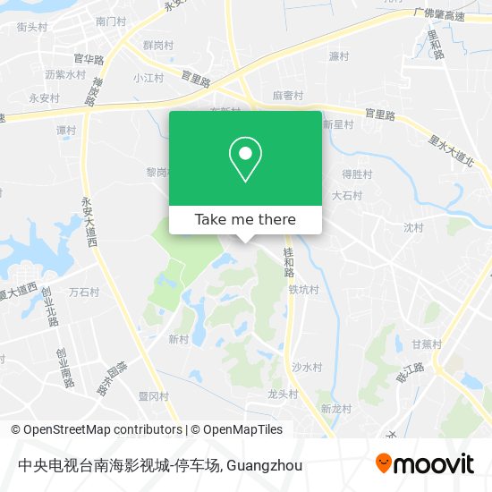 中央电视台南海影视城-停车场 map