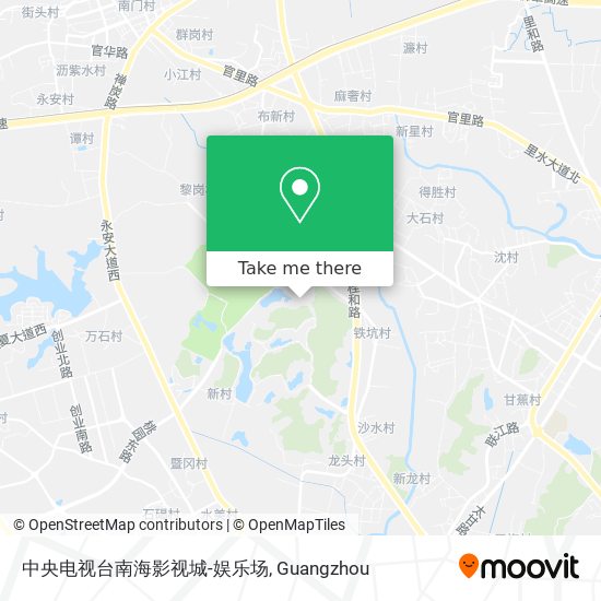 中央电视台南海影视城-娱乐场 map