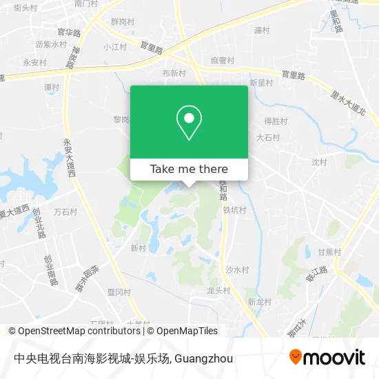 中央电视台南海影视城-娱乐场 map