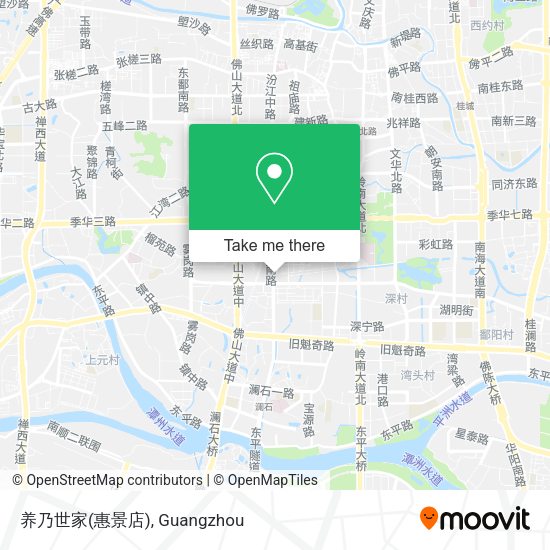 养乃世家(惠景店) map