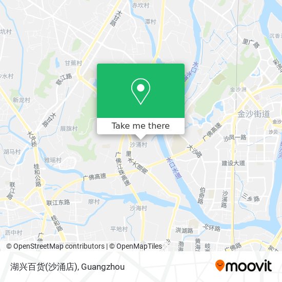 湖兴百货(沙涌店) map