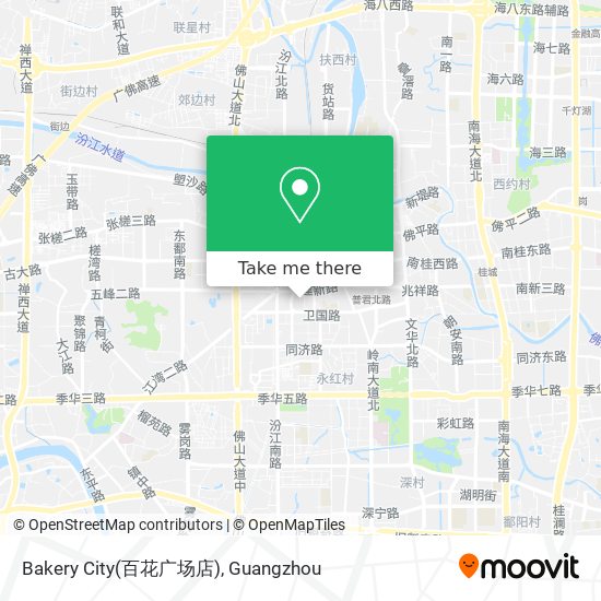 Bakery City(百花广场店) map