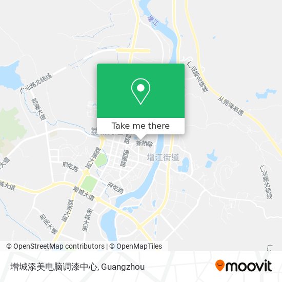 增城添美电脑调漆中心 map