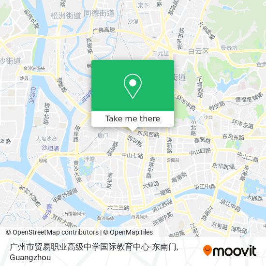 广州市贸易职业高级中学国际教育中心-东南门 map